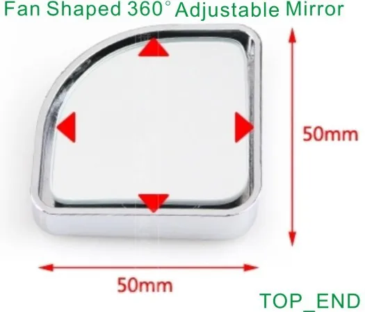 Бесплатная доставка 1 пара 2 дюйма в форме вентилятора регулируемое любом