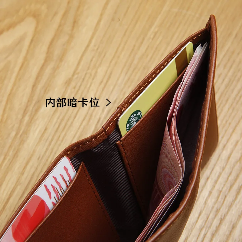 LANSPACE кожаный мужской кошелек ручной работы дизайнерские кошельки держатели|coin