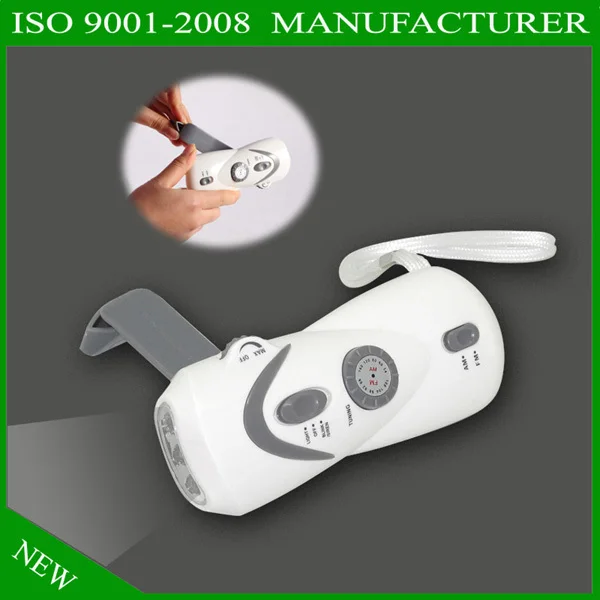 [Seven Neon] модный патент динамо Солнечный фонарь/зарядное устройство для мобильного