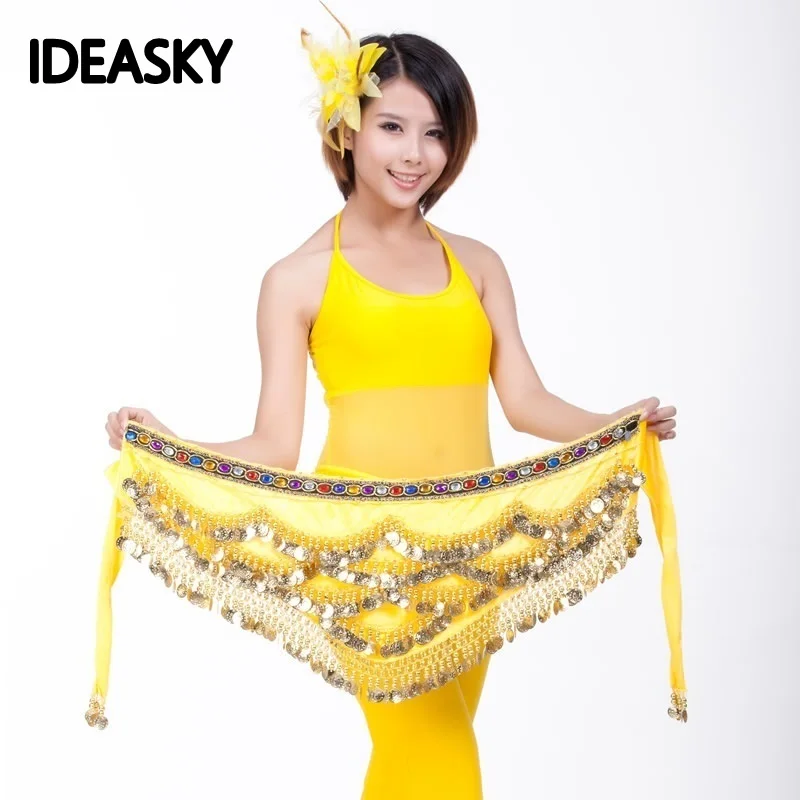 Пояс для танца живота из бисера пояс хип хопа оптовая продажа золотые монеты