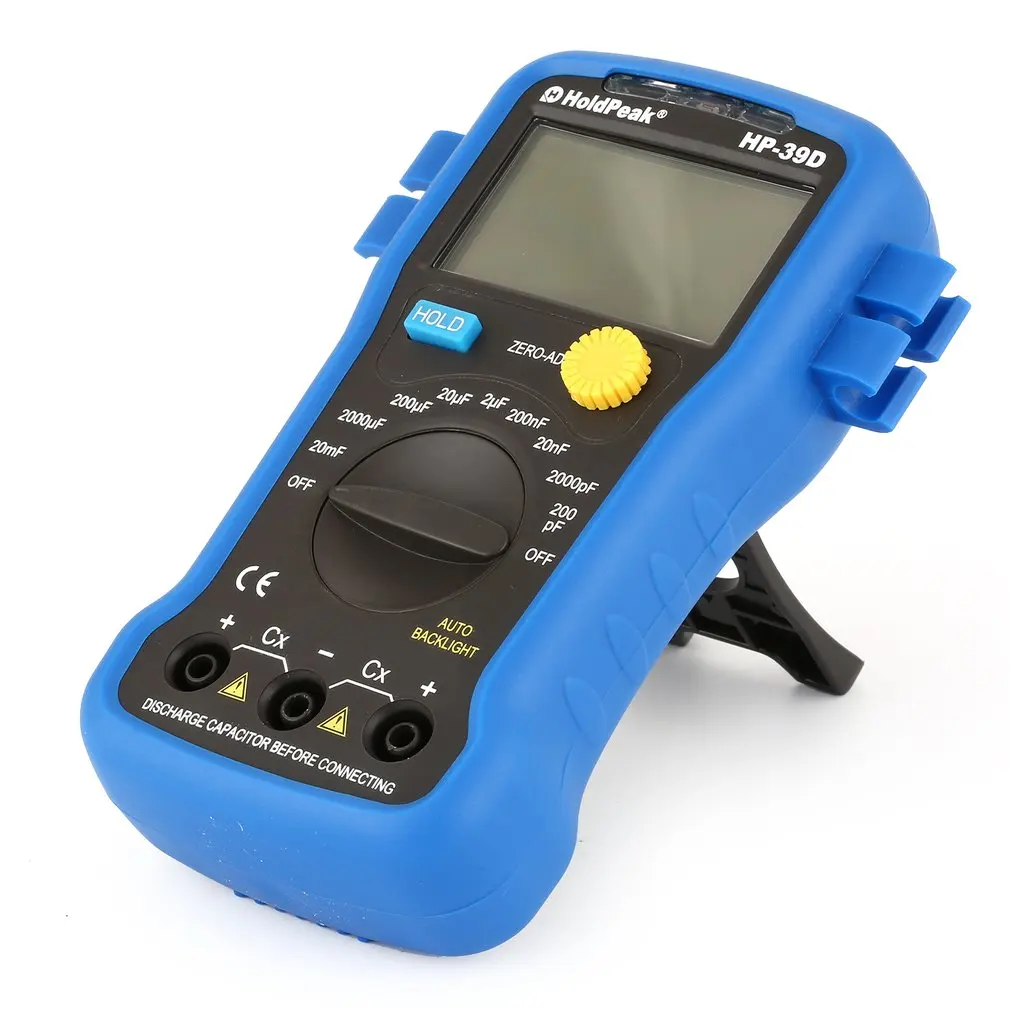 HoldPeak HP 39D Цифровой мультиметр автоматический измеритель дальности True RMS NCV Ом