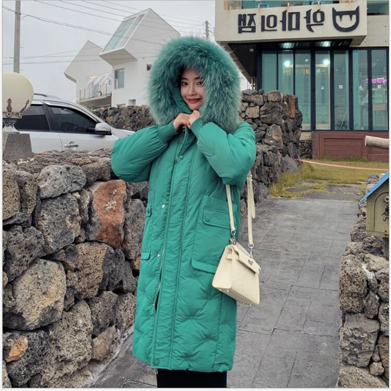 

New Arrival Fashion Women Winter Jacket Cotton Padded Warm Thicken Ladies Long bread Coat Parka Women chaqueta feminino 203