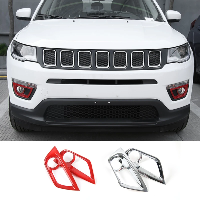 Внутренние молдинги SHINEKA для Jeep Compass 2017 + Стайлинг автомобиля передняя