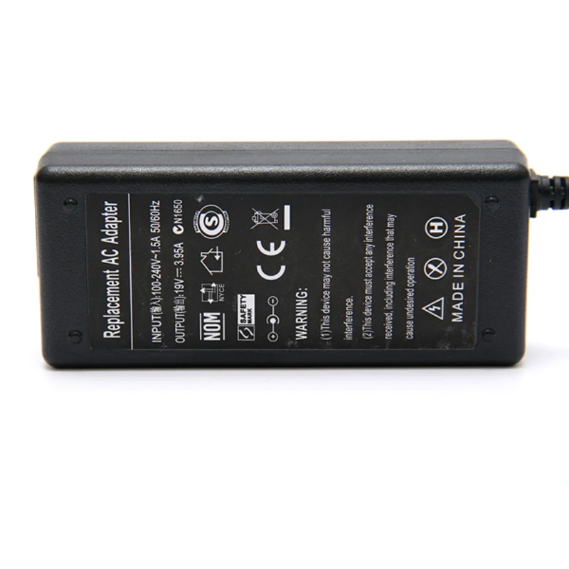 Зарядное устройство для ноутбука переменного тока 19 в 3 95a 5 5x2 мм Toshiba L600 L700 L650 X42J K52J