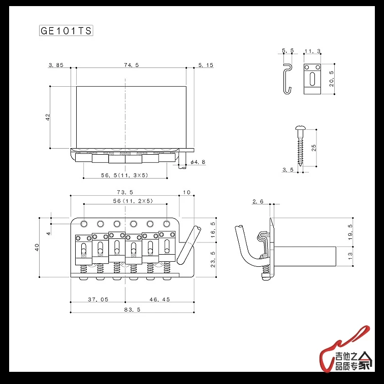 Подлинный GOTOH GE101TS реликвия Винтажный стиль электрогитара с системой тремоло мост(Состаренный хром) Сделано в Японии
