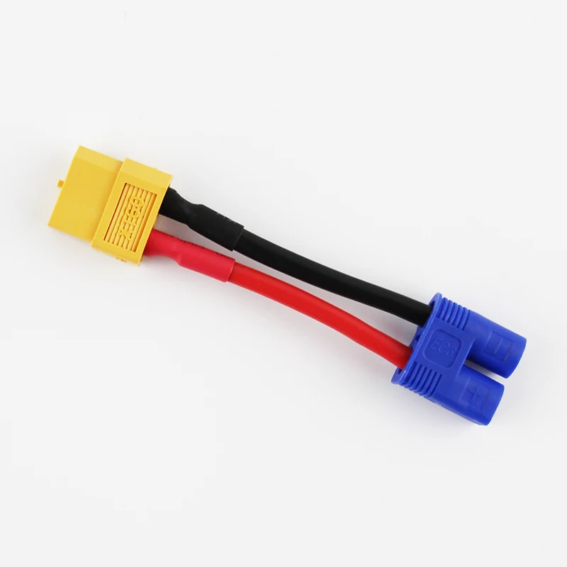 OliYin 5 шт./лот XT60 к разъему EC3 Штекерный гнездовой адаптер 14awg зарядный кабель для