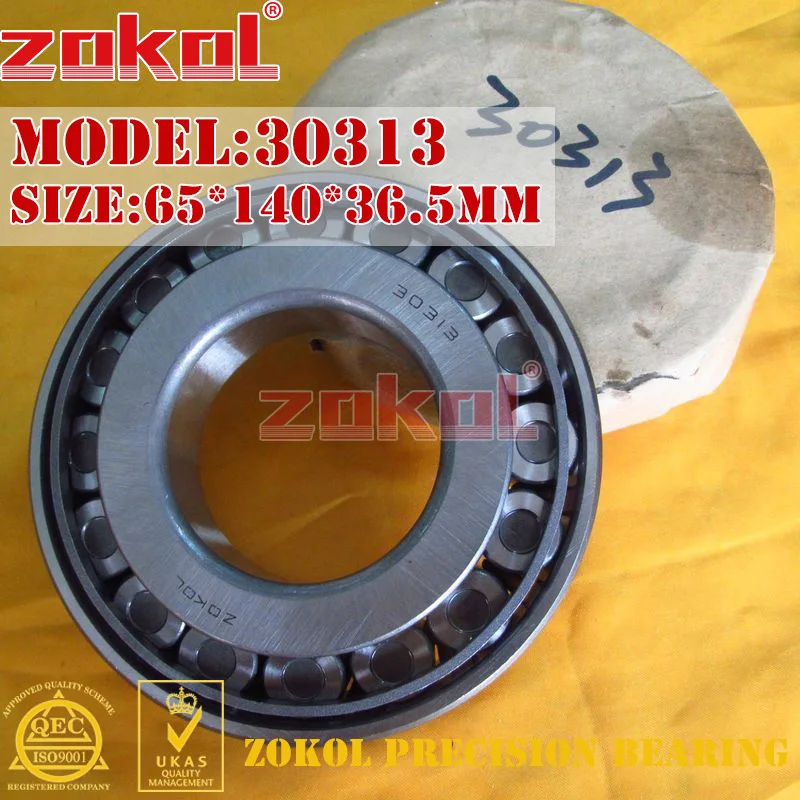 Подшипник ZOKOL 30313 7313E конический роликовый подшипник 65*140*36 5 мм | Строительство и