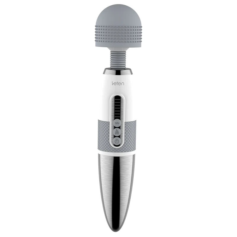 2019 New Leten Vibrator Sex Toys for Woman Powerful Big Head Magic Wand Massager Rechargeable Sexo Heating AV | Красота и здоровье