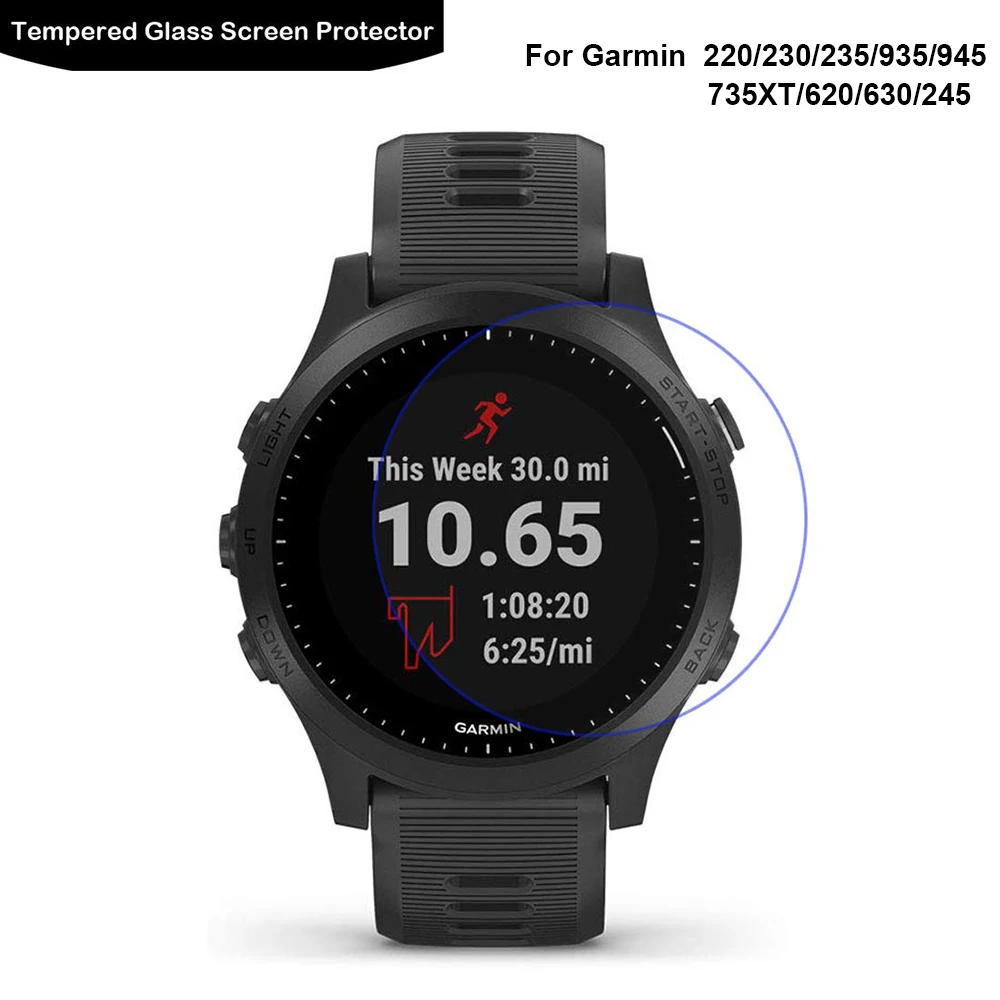 Защита экрана для Garmin Forerunner 945 935 Закаленное стекло пленка против царапин 245