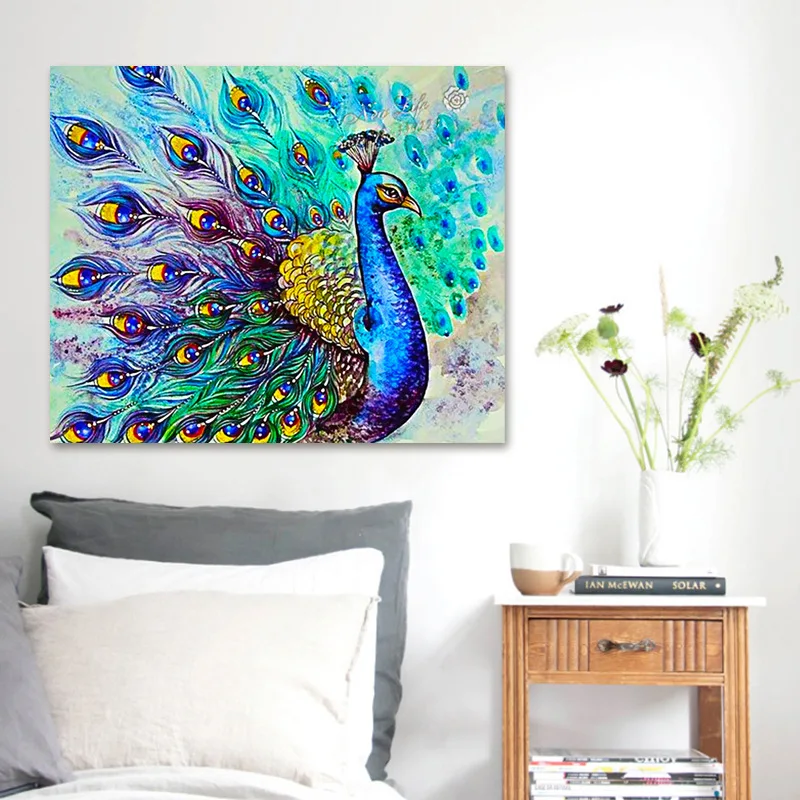 Новый DIY Алмазная картина полная дрель синий бисер для вышивки живопись