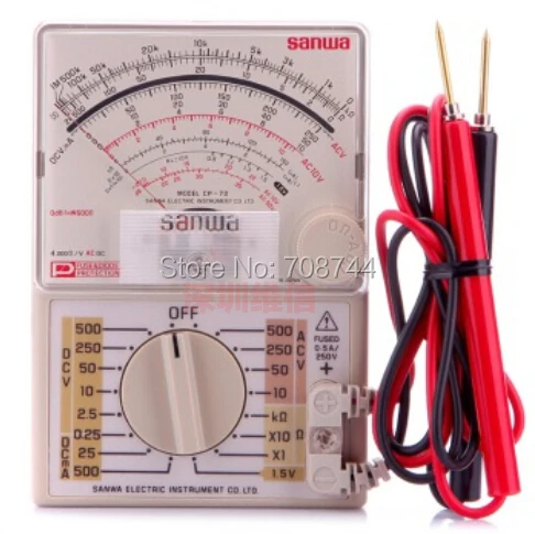 Аналоговый мультиметр SANWA аналоговый с функцией измерения частоты вращения