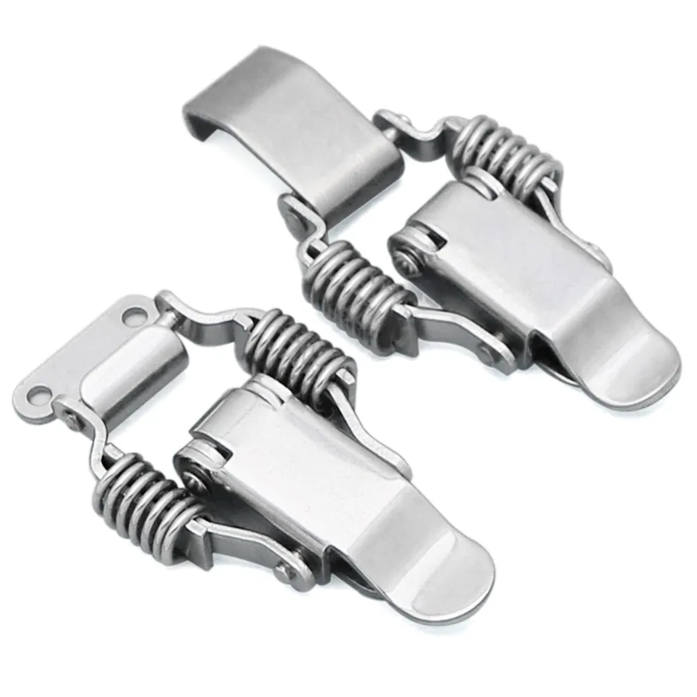 2 шт. 304 пружинная защелка из нержавеющей стали толстый замок с застежкой двойная