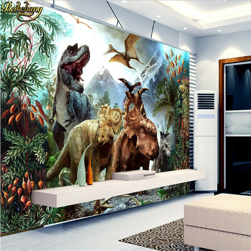 

beibehang Dinosaurs Custom murals photo 3d wallpaper for walls mural wall paper papel de parede sala cortinas para sala de estar