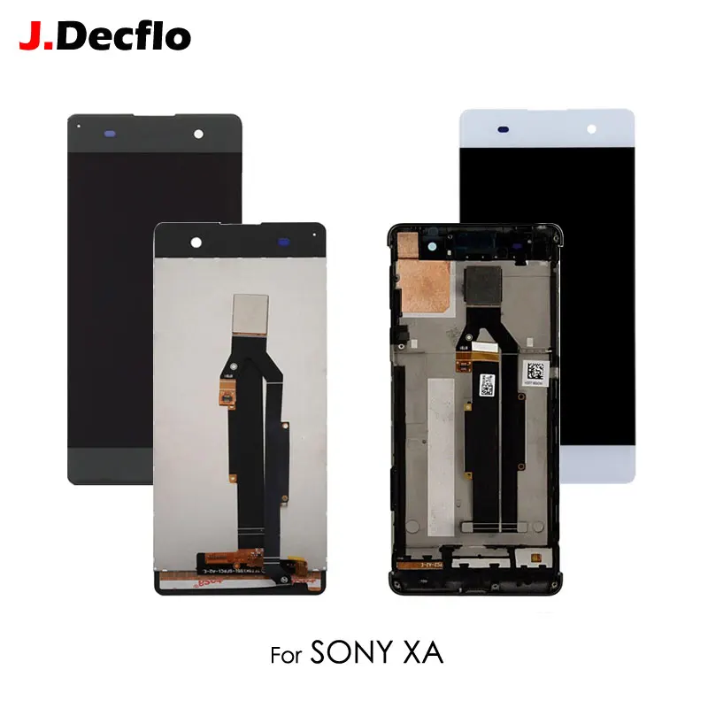 Замена для Sony Xperia XA F3111 F3113 F3115 ЖК дисплей сенсорный экран с/без рамки дигитайзер