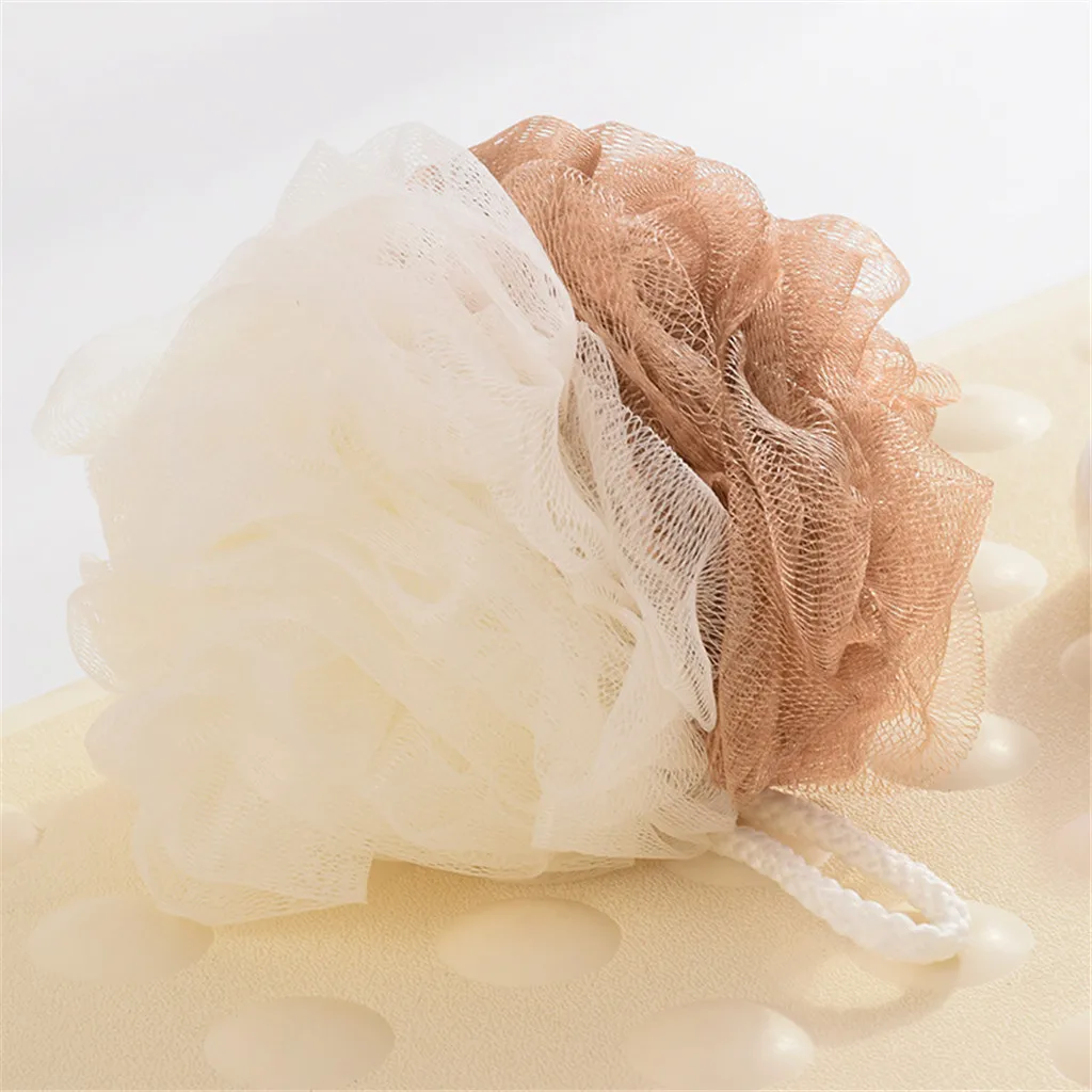 2019 новая мочалка из люфы губка для душа Pouf сетка мяч Отшелушивающий премиум