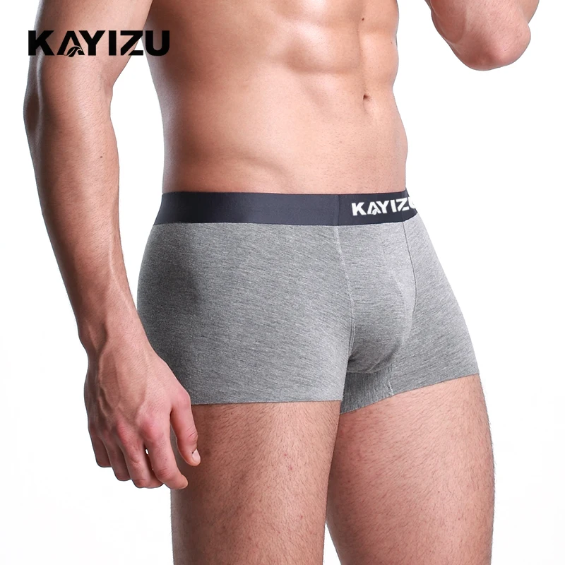 2 шт./лот KAYIZU бренд Для мужчин бесшовные боксеры Мужской Чехол Нижнее белье пижамы