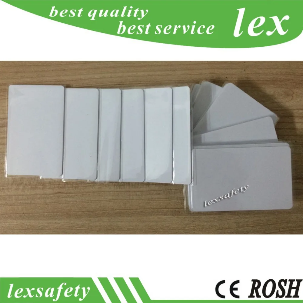 

Лучшие цены, изготовление и печать на заказ, 100 шт./лот TK4100, белая заготовка, 125 кГц, RFID, ПВХ чип-карта, колледж/компании, карта дверного замка