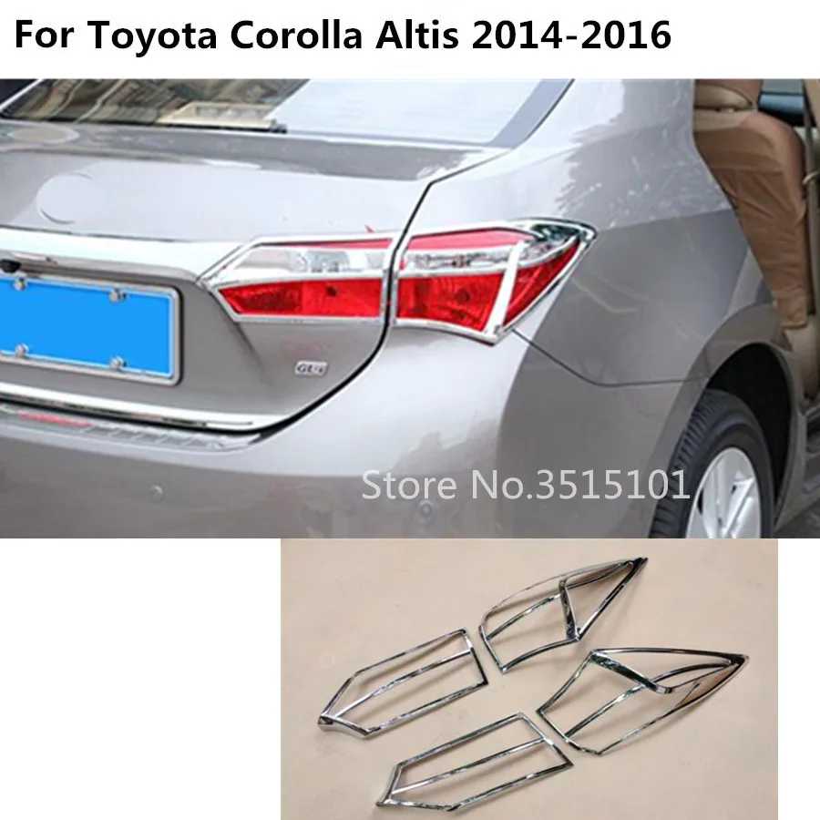 Автомобильный Стайлинг детектор ABS хромированная крышка внутренняя задняя фара