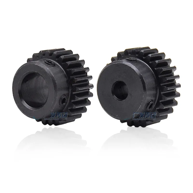 

1Pcs 1Modulus Inner Hole 4/5/6/6.35/7/8/10 Gear Rack Transmission 15T 16T 17T 18T Spur Gear Metal Motor Boss/Convex Gear