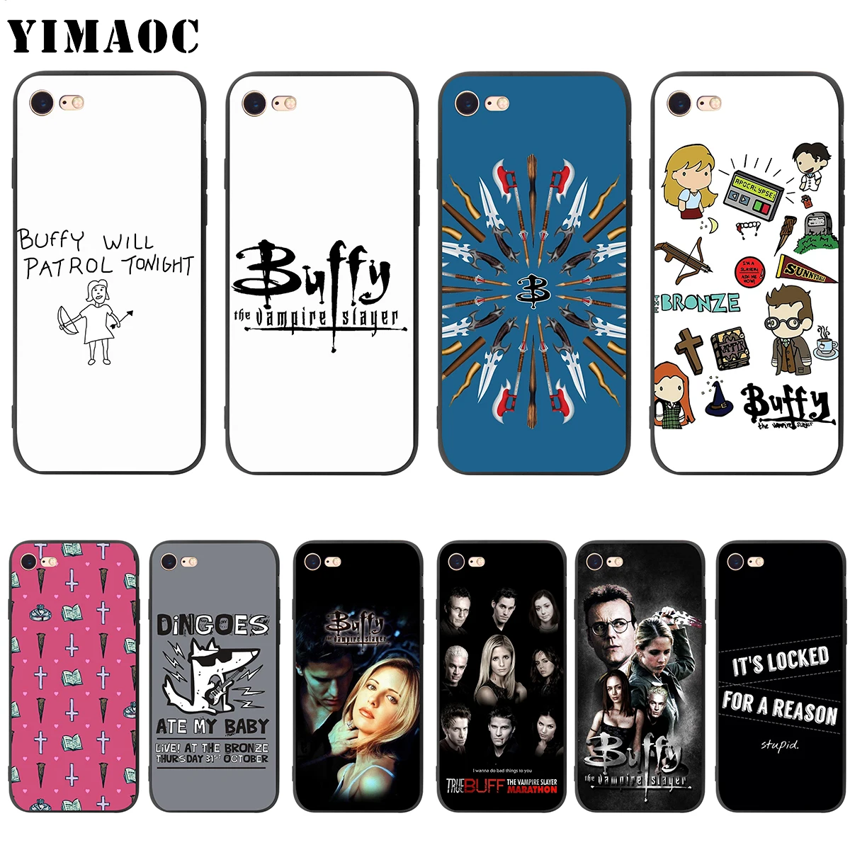 Чехол YIMAOC Buffy The Vampire Slayer для Xiaomi 9T Pro CC9 A3 Redmi K20 7A Huawei Honor 20 9X P20 Lite Nova 5i Y9 | Мобильные