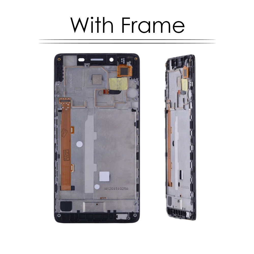 Оригинальный 5 0 &quotдисплей для планшета LENOVO A6000 LCD сенсорный экран с рамкой Lenovo