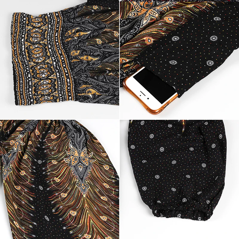 CHRLEISURE спортивные штаны для женщин плюс размер летние с карманами и высокой