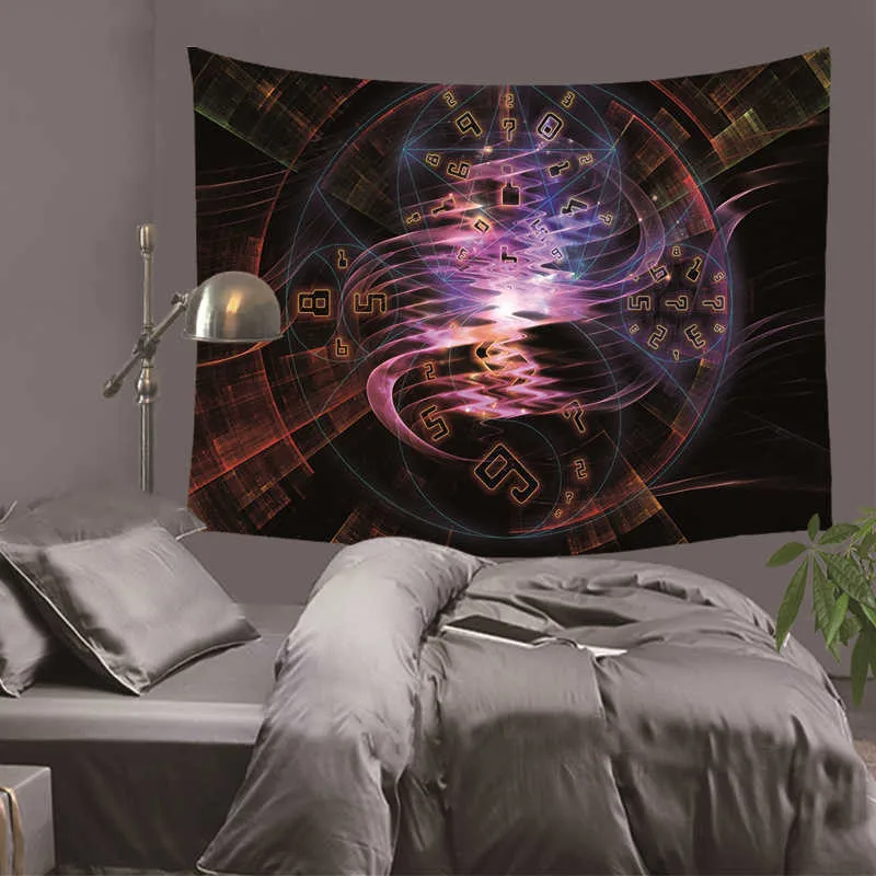 Астрология гобелен настенный абстрактный звезда пикника украшения дома одеяло