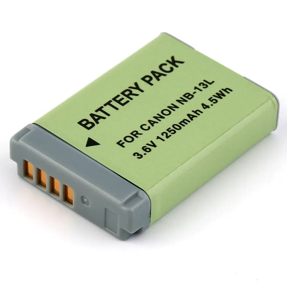 NB13L NB 13L Батарея 3 6 V 1250mAh Цифровая Камера зум объектив для Canon PowerShot G5X G9X G7X Mark II G1X III