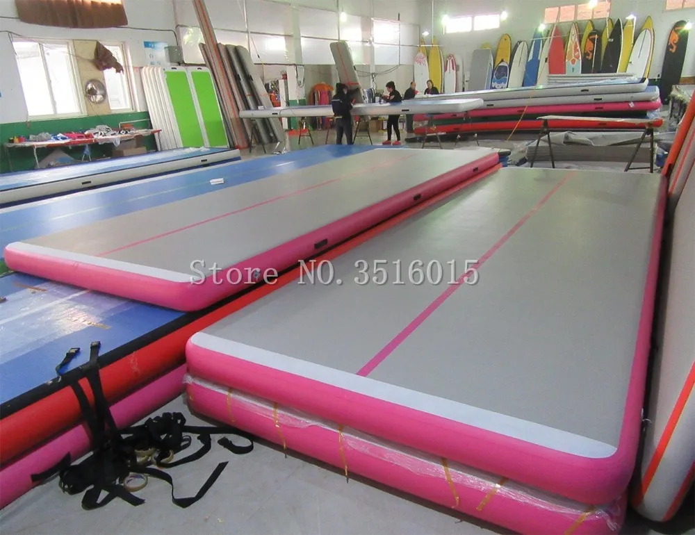 Free Shipping 5x1x0.2M Air Track Tumbling Mat for Gymnastics Inflatable Airtrack Floor Mats with Electric Pump With a | Игрушки и хобби