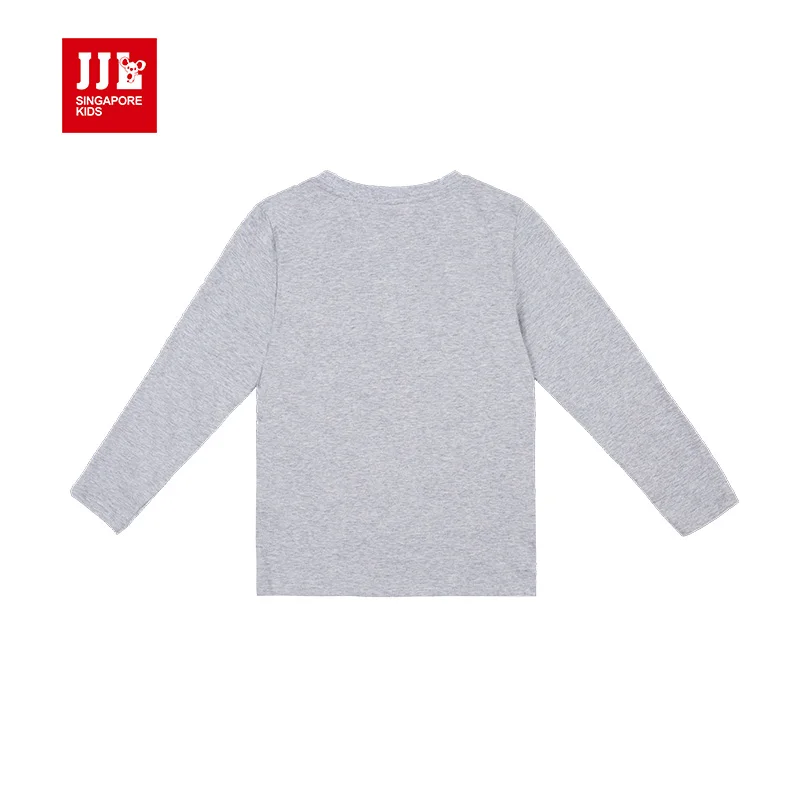 Футболка для мальчиков футболка с длинным рукавом из 100-процентного хлопка