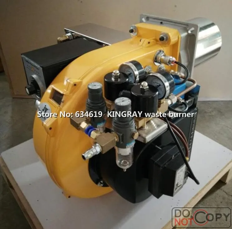 Двухступенчатый паровой котел мощностью 460 кВт используется горелка для