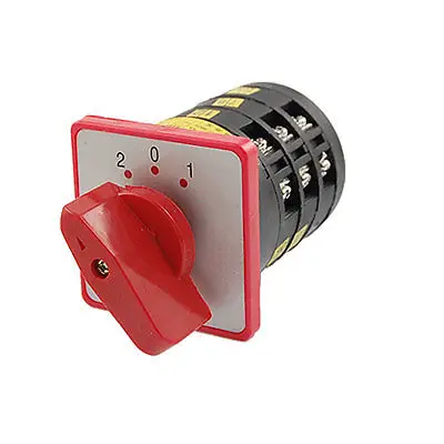 

Universal 1-0-2 Positions 18 Screw Terminals Cam Switch