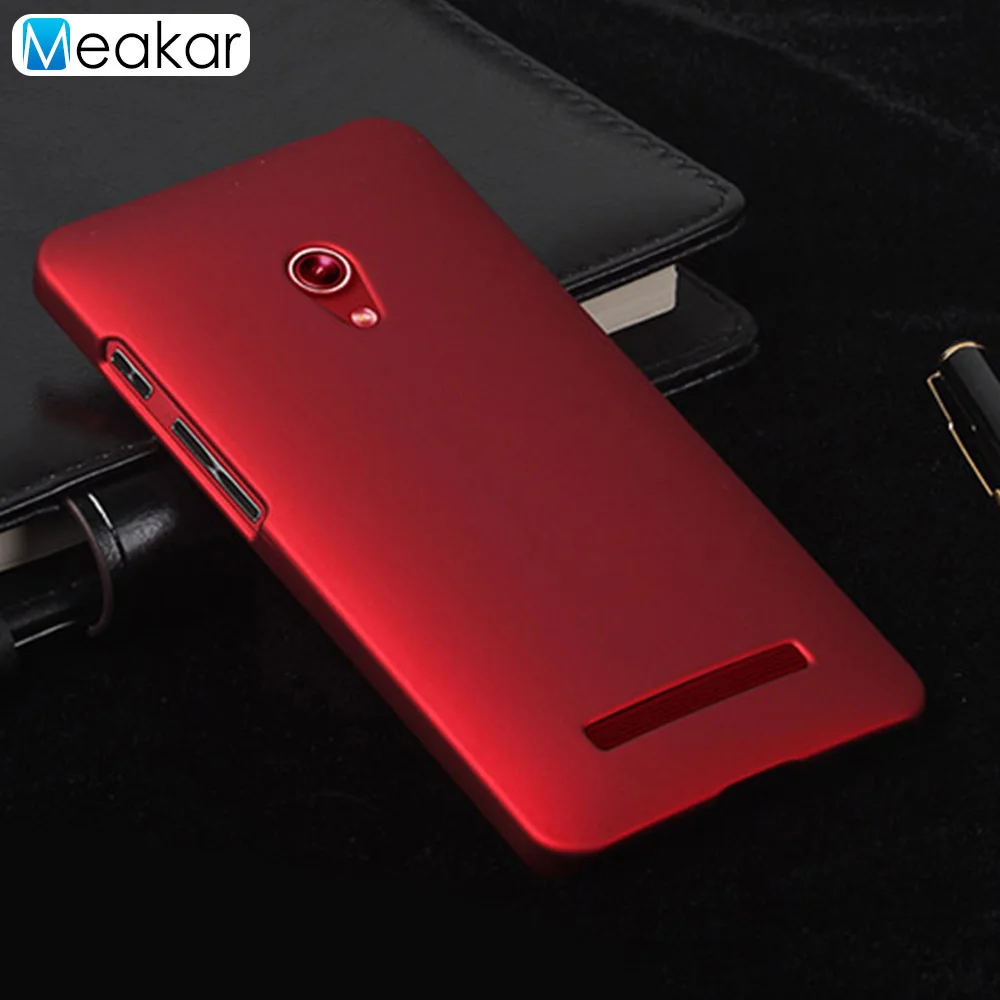 red Матовая Пластик Coque 5.0For Asus Zenfone 5 A501cg чехол для Asus Zenfone 5 A501cg A500kl A500cg телефона чехол-лента на заднюю панель - Цвет: red