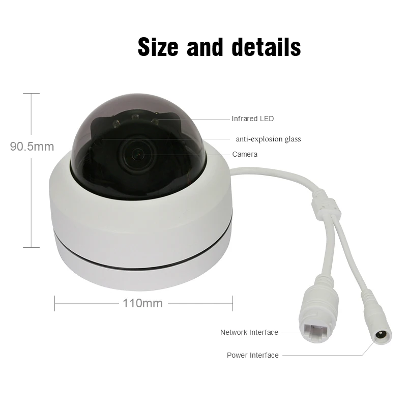LEF Мини PTZ IP камера HD 1080P 3X зум скорость купольная ONVIF сеть CCTV наблюдения Открытый
