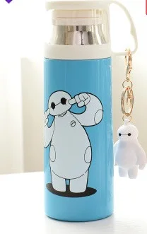 Синий Симпатичные Большой Герой 6 Дети Творческий Нержавеющей Стали Вакуумный