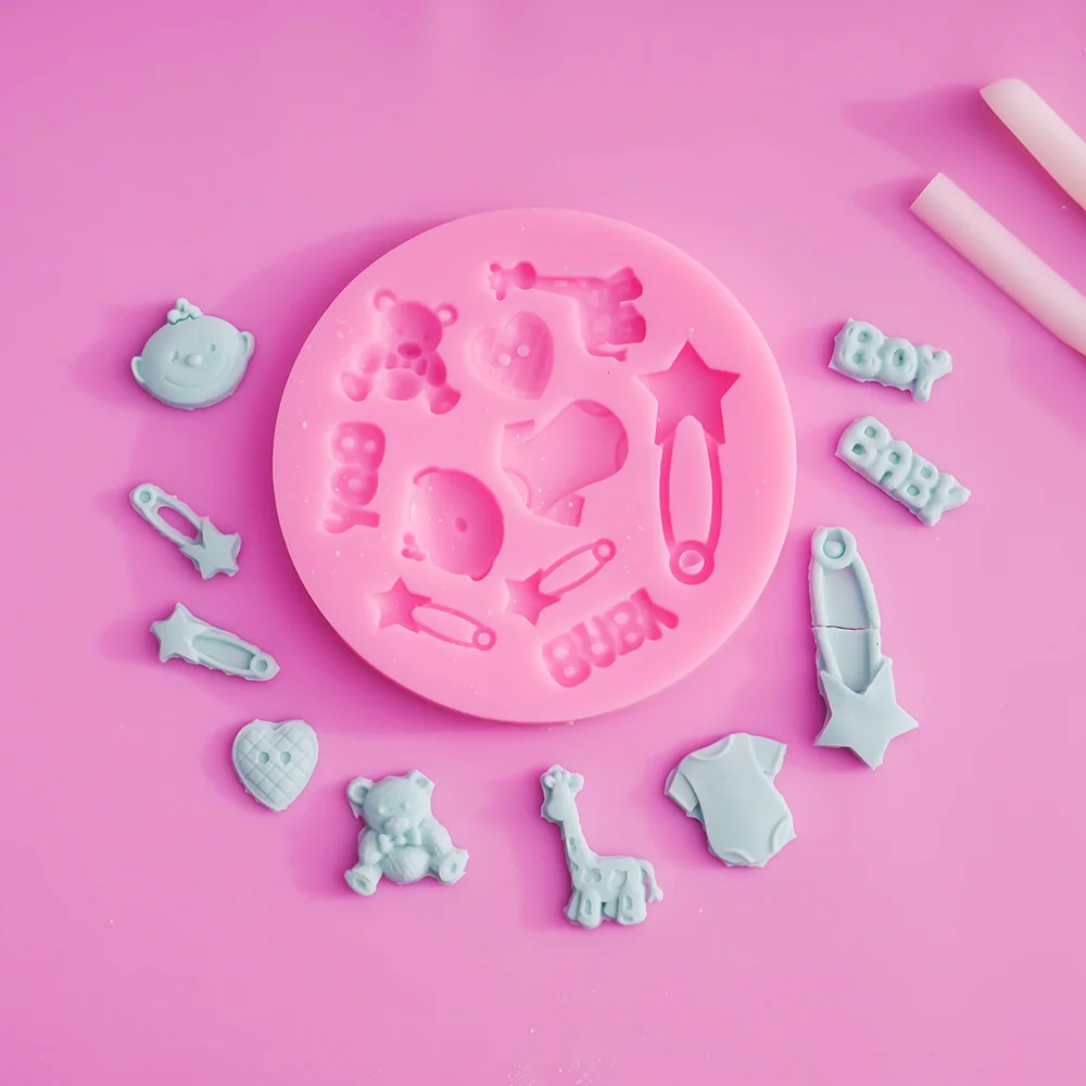 1 шт. Baby Shower вечерние форма для выпечки тортов силиконовая Pin ног младенца