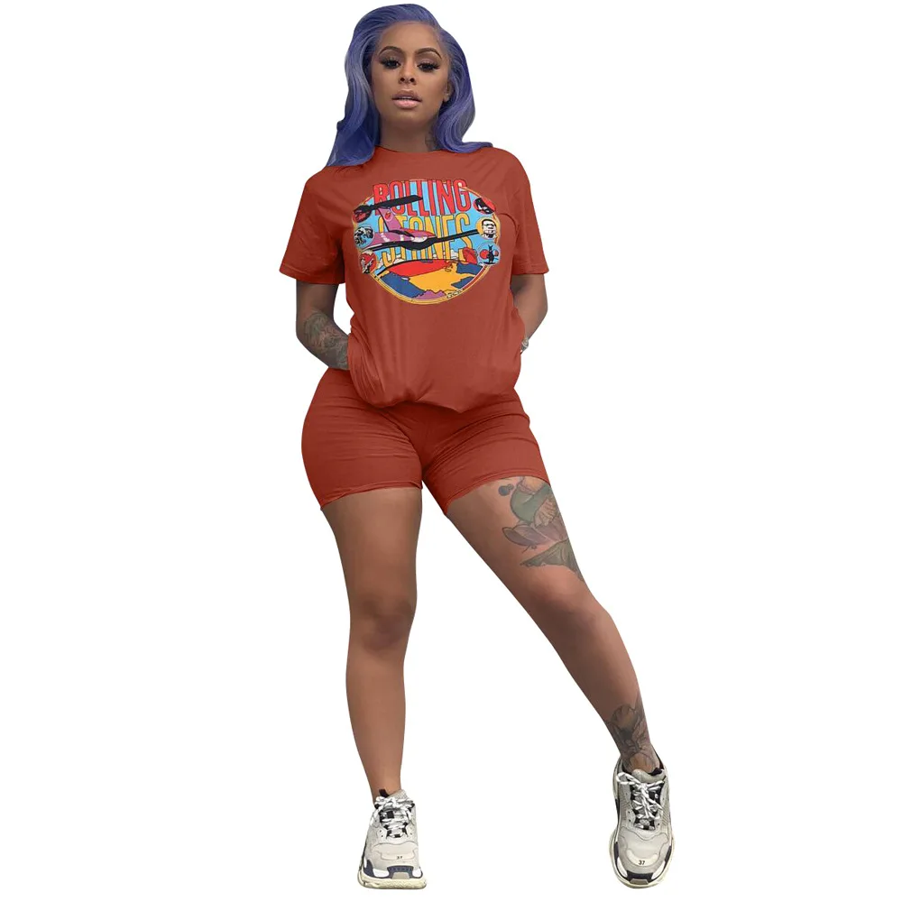 3 цвета однотонные шорты Футболка с принтом героями мультфильмов. S 3xl размер