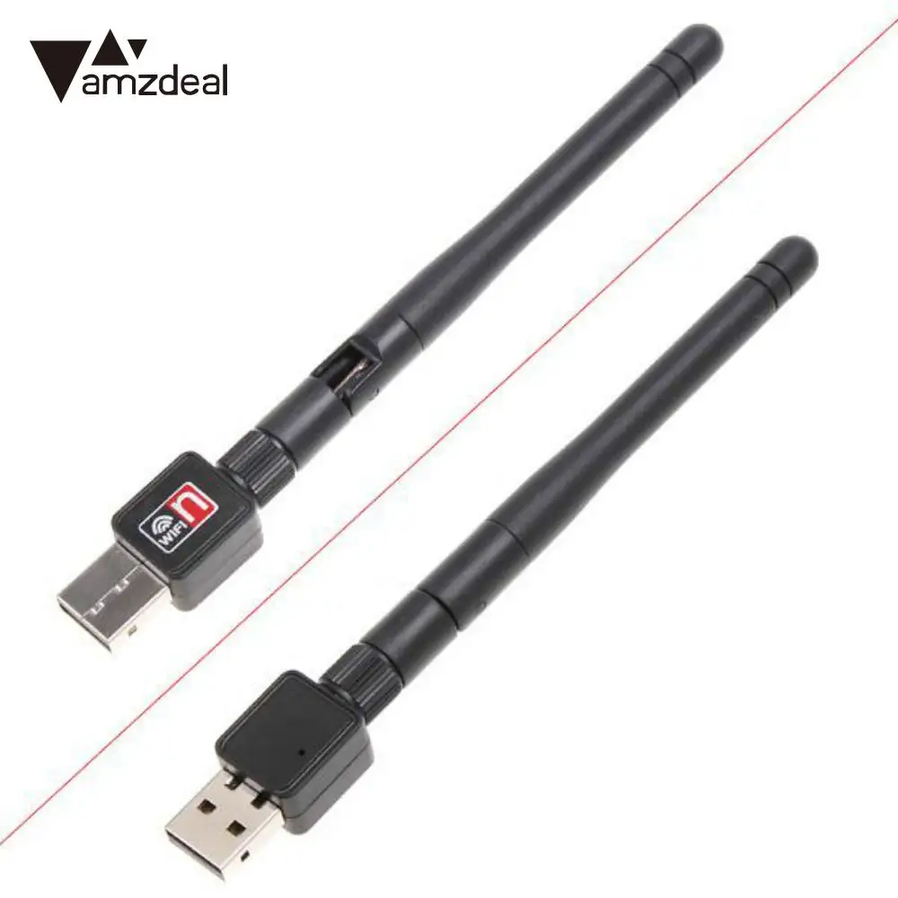 Amzdeal Новый мини 150 Мбит/с USB wi fi беспроводной сетевой карты 802 11 n/g/b адаптер