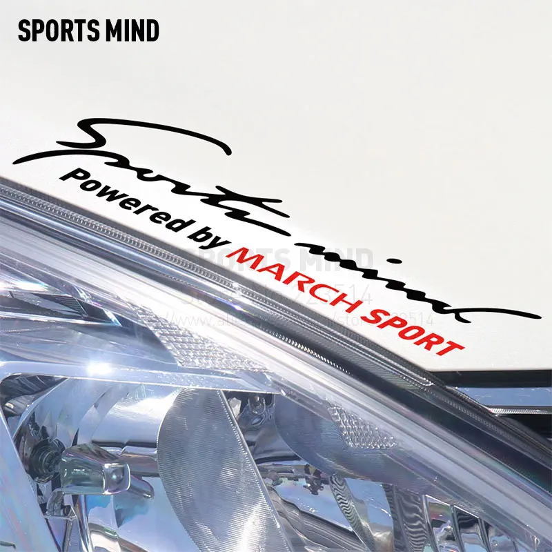Автомобильная наклейка Sports Mind для стайлинга автомобильной лампы nissan march k12