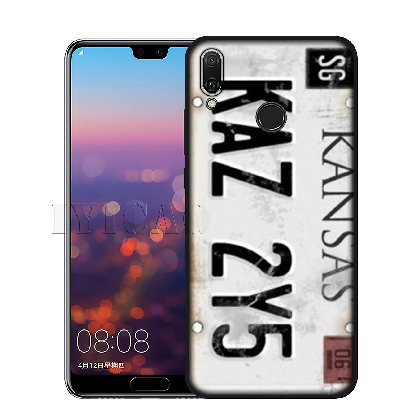 8 Мягкий чехол IYICAO для huawei P20 Pro P10 P8 P9 P30 Lite Mini P Smart - Цвет: 8