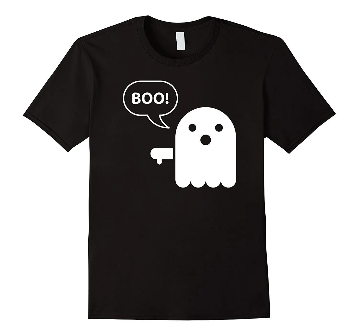 Пальцы Подпушка Boo Призрак Забавный Хеллоуин костюм рубашка | Мужская одежда