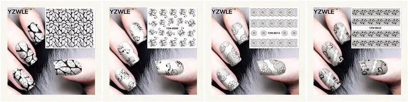 WUF 1 упаковка(10 шт) DIY Nail Art переводная Фольга Наклейка Красота ремесло аксессуары для маникюра салон# XKT-N10