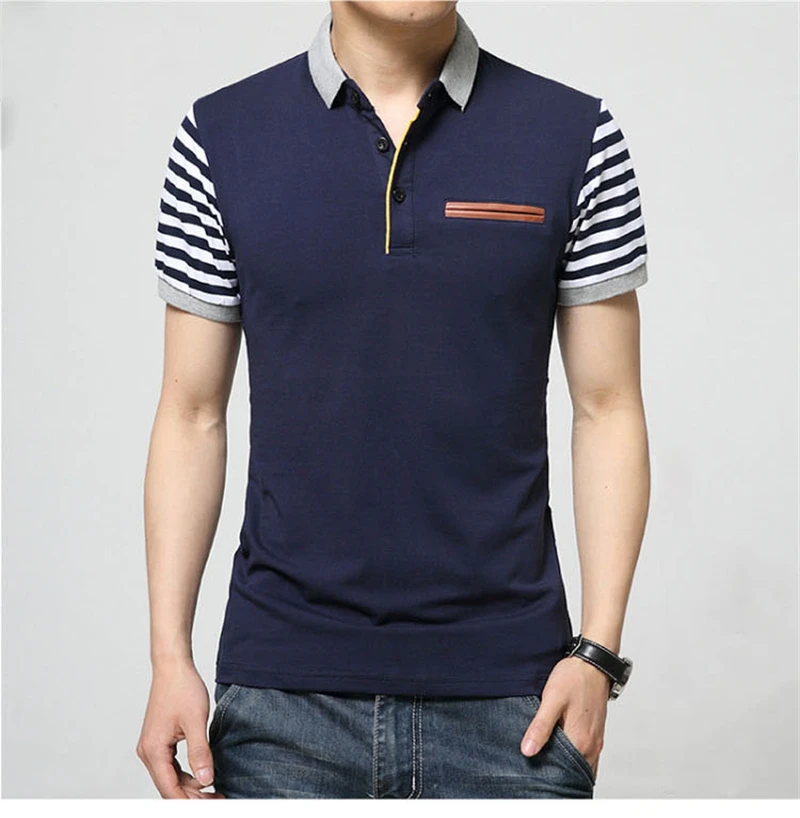 ARCSINX Slim Fit Polo рубашка мужская плюс размер 5XL 4XL 3XL хлопок Поло мужская рубашка большого размера повседневная с коротким рукавом летние мужские Поло