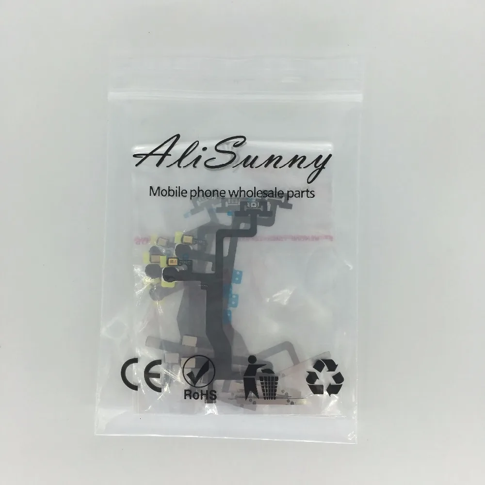 Гибкий кабель питания AliSunny 5 шт. для iPhone 6S 4 7 ''+ регулятор громкости + Тихая