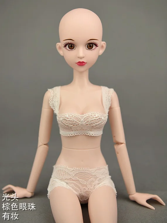 1 шт. 45 см Обнаженная 1/4 BJD кукла Синьи с 3D реальными глазами Оригинальная кукла тела двойной коленный шарнир DIY куклы игрушки для девочек Подарки