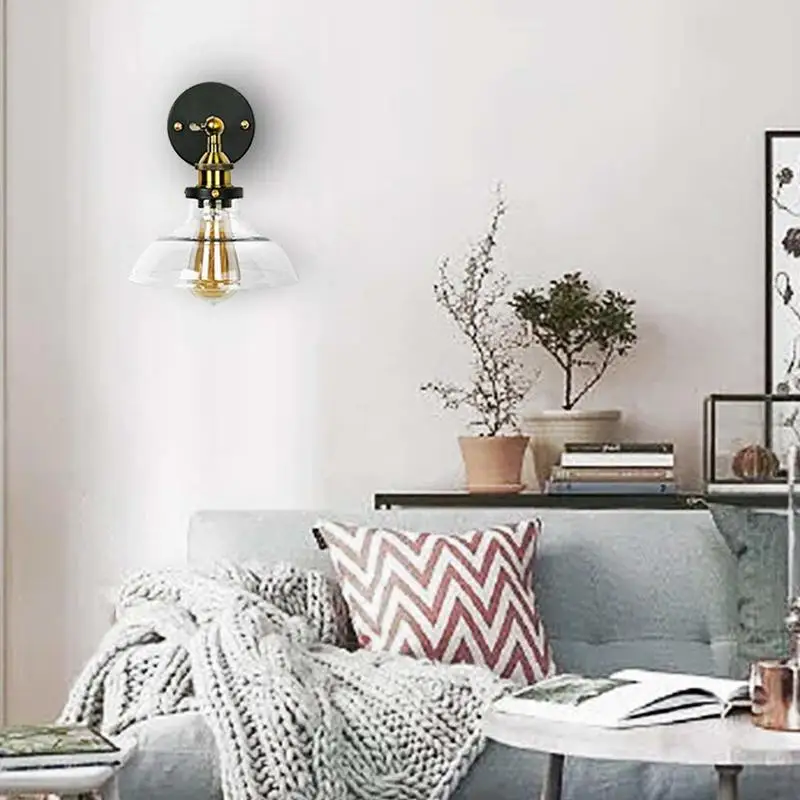 Винтажные светодиодсветодиодный настенные лампы Эдисона в стиле лофт старинные