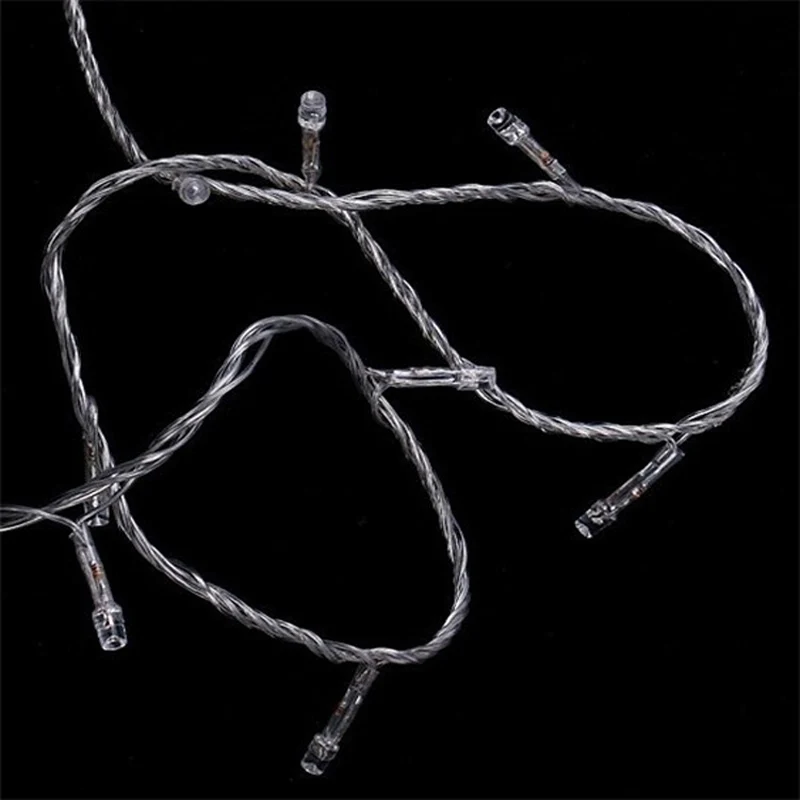 Разноцветные уличные Водонепроницаемые светодиодные гирлянды RGB 30 м 220 В 240