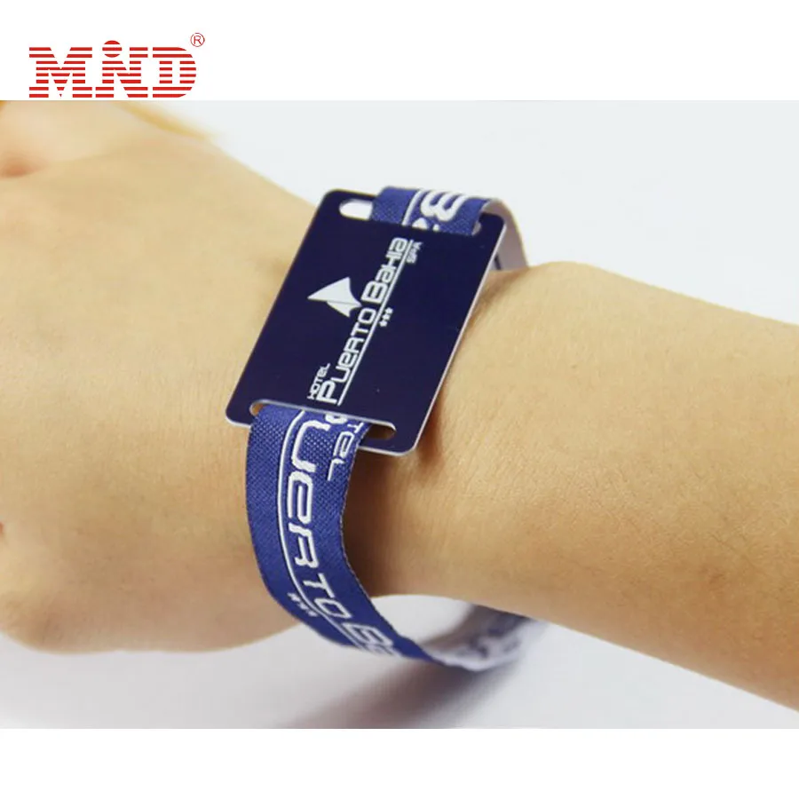 

Colorful 125khz Rfid nylon woven ID Card EM card RFID wristbands bracelets and wrist band ID TK4100 chip