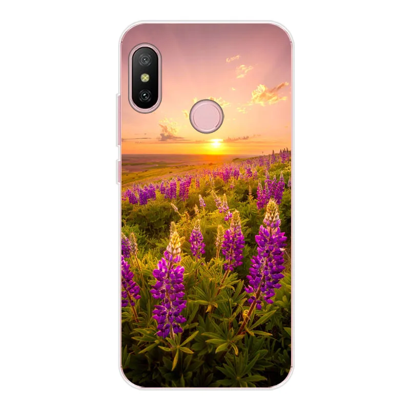 Небесно-голубой Мягкий силиконовый чехол для samsung Galaxy A6 Dual SIM SM A600 A600F pintado telefono caso samsung Galaxy A6 a6 - Цвет: Небесно-голубой