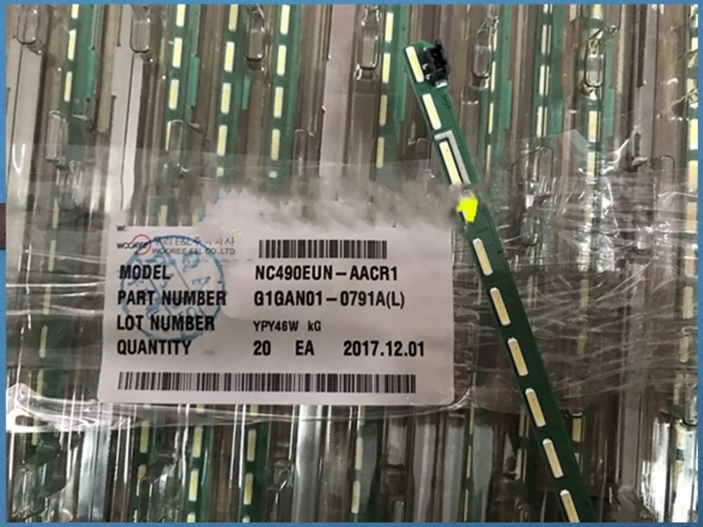 Новинка Светодиодная лента для подсветки 2 шт. * 46LED s 537 мм 49 дюймов FHD R L образное